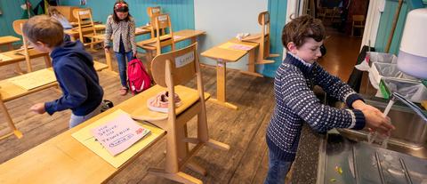 Back to school classroom Corona